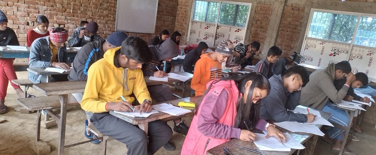 Students studying in INN Focus classroom